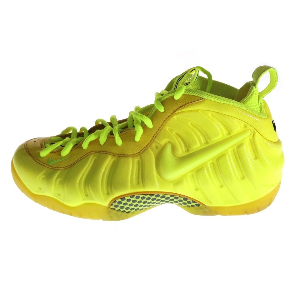 NIKE(ナイキ) 【観賞用 2014年製】AIR FOAMPOSITE PRO VOLT 624041-700 エアフォームポジット プロ ボルト ハイカットスニーカー イエロー US12/30cm