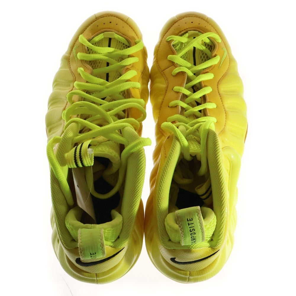 NIKE(ナイキ) 【観賞用 2014年製】AIR FOAMPOSITE PRO VOLT 624041-700 エアフォームポジット プロ ボルト ハイカットスニーカー イエロー US12/30cm