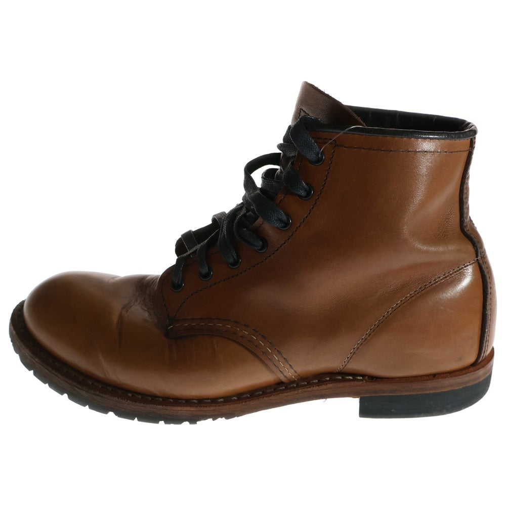 RED WING(レッド ウイング) BECKMAN BOOTS ROUND-TOE ベックマン ラウンド トゥー フェザーストーンレザー ブーツ ブラウン US9.5/27.5cm 9016