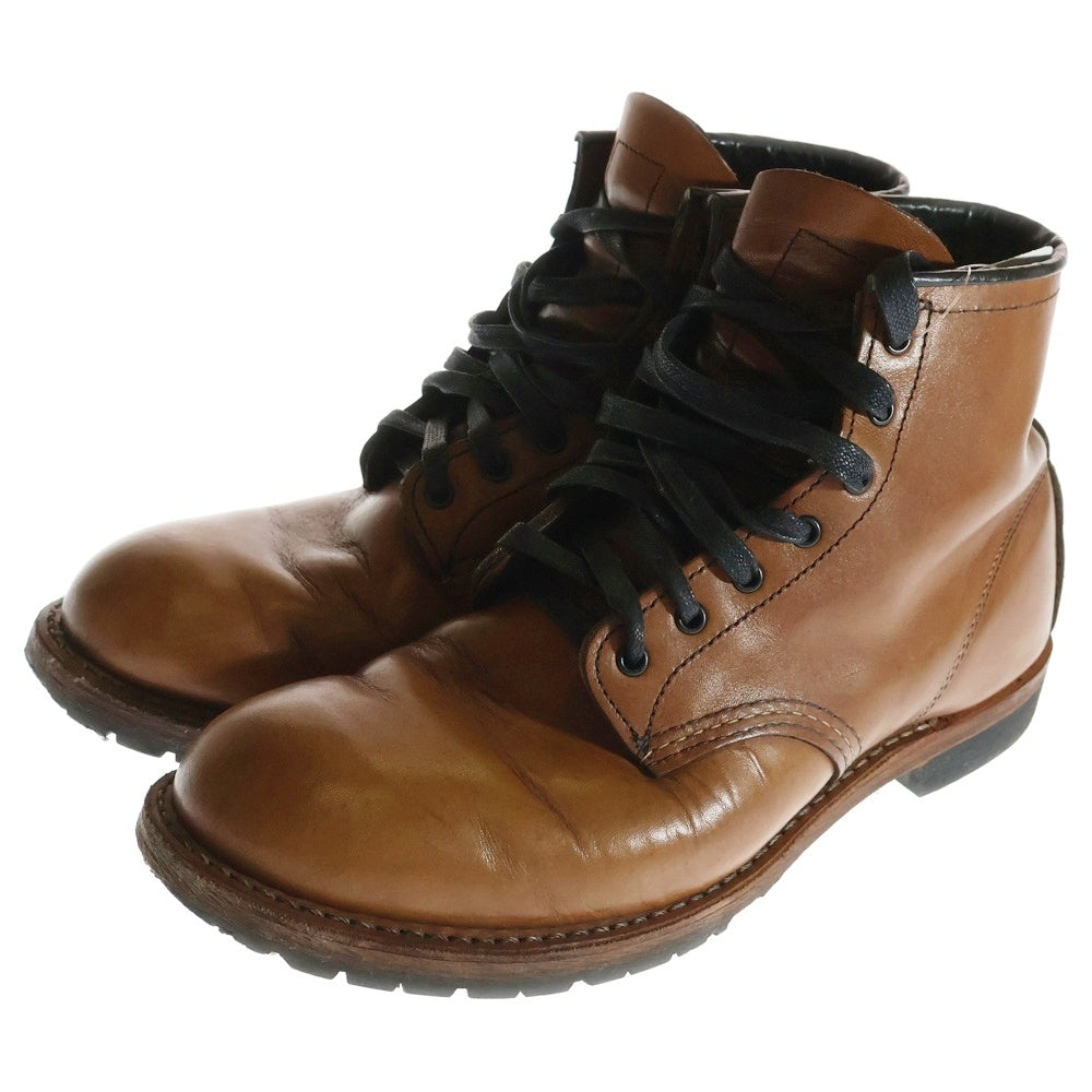 RED WING(レッド ウイング) BECKMAN BOOTS ROUND-TOE ベックマン ラウンド トゥー フェザーストーンレザー ブーツ ブラウン US9.5/27.5cm 9016