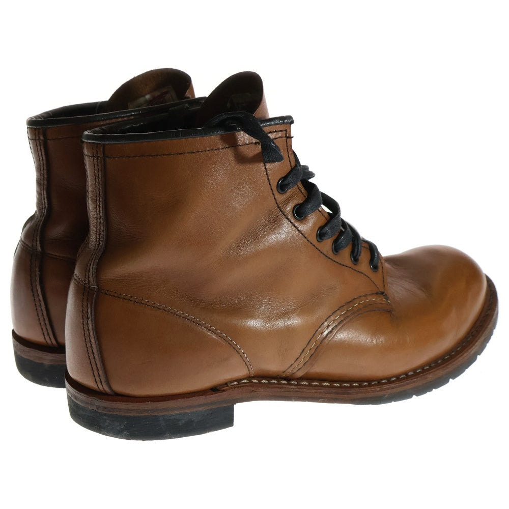 RED WING(レッド ウイング) BECKMAN BOOTS ROUND-TOE ベックマン ラウンド トゥー フェザーストーンレザー ブーツ ブラウン US9.5/27.5cm 9016