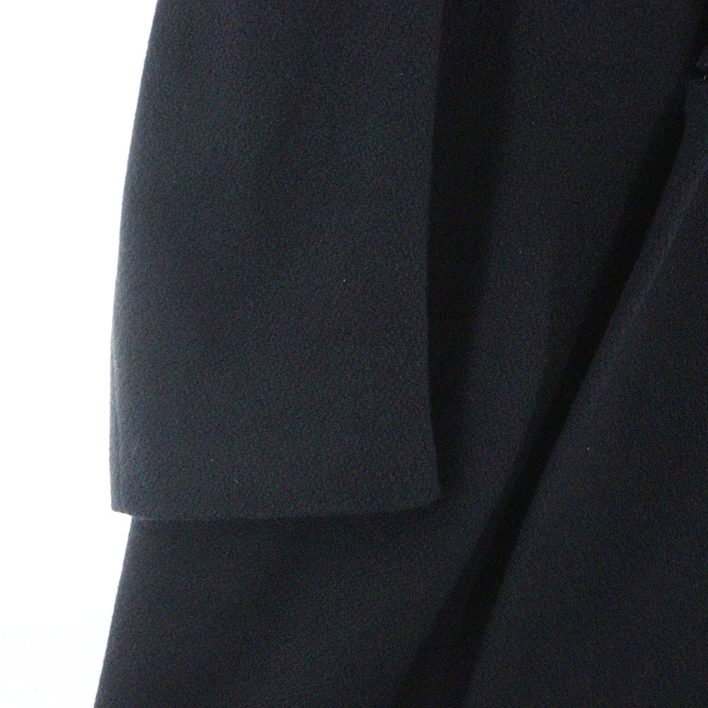 Yohji Yamamoto(ヨウジヤマモト) DOBBY TWEED THICK COAT ドビー ツイード シックコート ブラック HE-C37-525