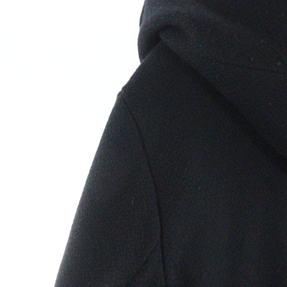 Yohji Yamamoto(ヨウジヤマモト) DOBBY TWEED THICK COAT ドビー ツイード シックコート ブラック HE-C37-525