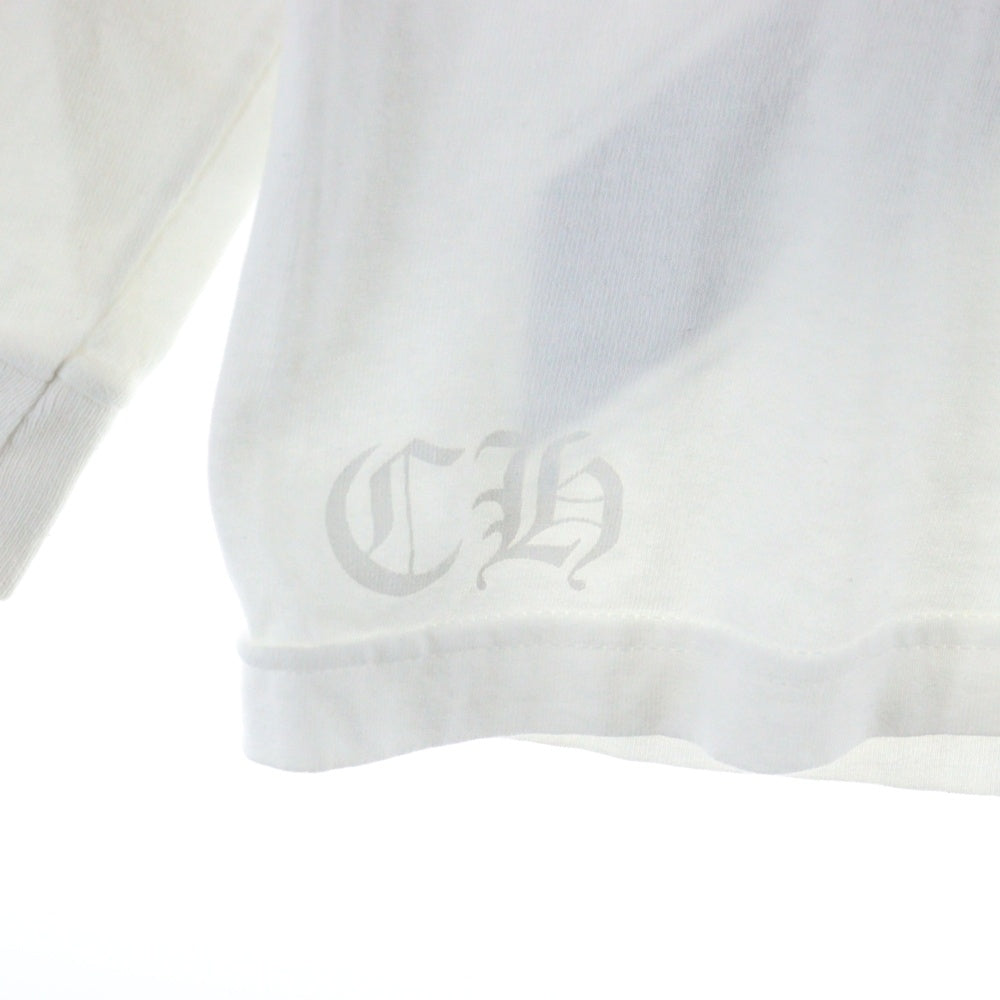 CHROME HEARTS(クロムハーツ) FOTI L/S TEE フォティ ペペ プリント長袖Tシャツ カットソー ホワイト