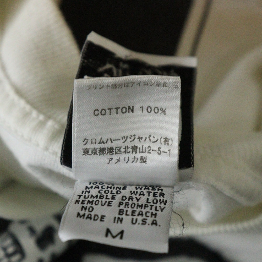 CHROME HEARTS(クロムハーツ) FOTI L/S TEE フォティ ペペ プリント長袖Tシャツ カットソー ホワイト