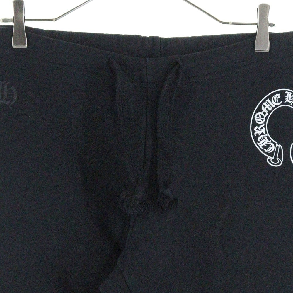 CHROME HEARTS(クロムハーツ) SWEAT PANTS ホースシュー プリント スウェットパンツ ブラック