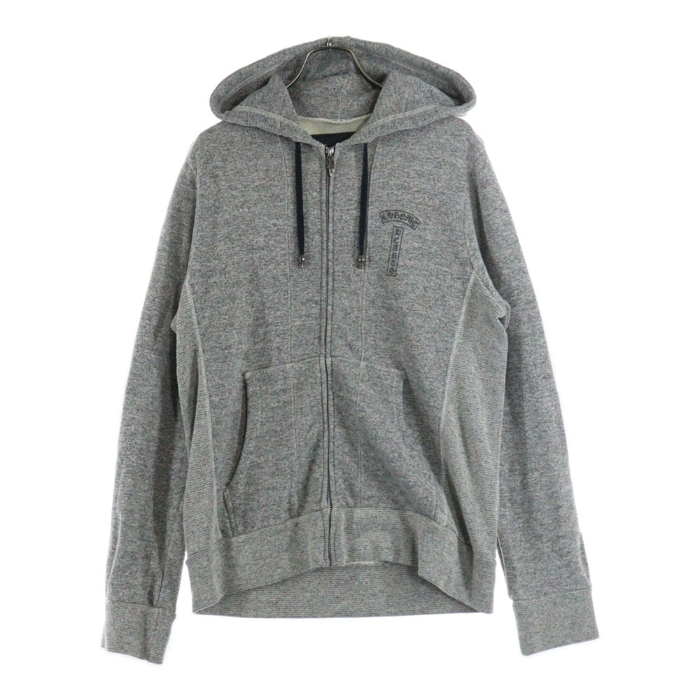 CHROME HEARTS(クロムハーツ) PPO DARLIN HD ZIP MATTY BOY バックプリント ダガー ジップアップパーカー グレー