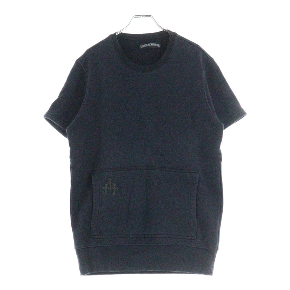 CHROME HEARTS(クロムハーツ) OLD Cross Patch Crewneck Sweatshirt クロスパッチ スウェット半袖シャツ ネイビー