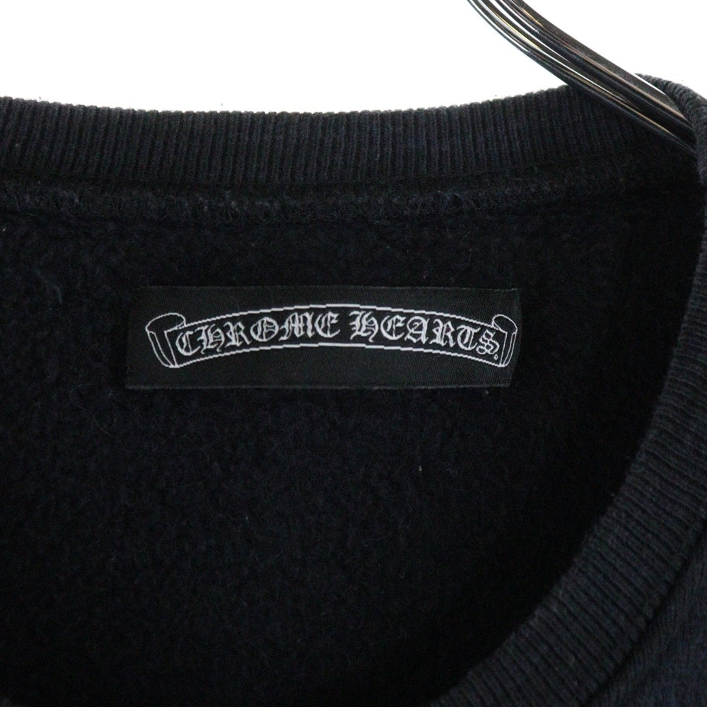 CHROME HEARTS(クロムハーツ) OLD Cross Patch Crewneck Sweatshirt クロスパッチ スウェット半袖シャツ ネイビー