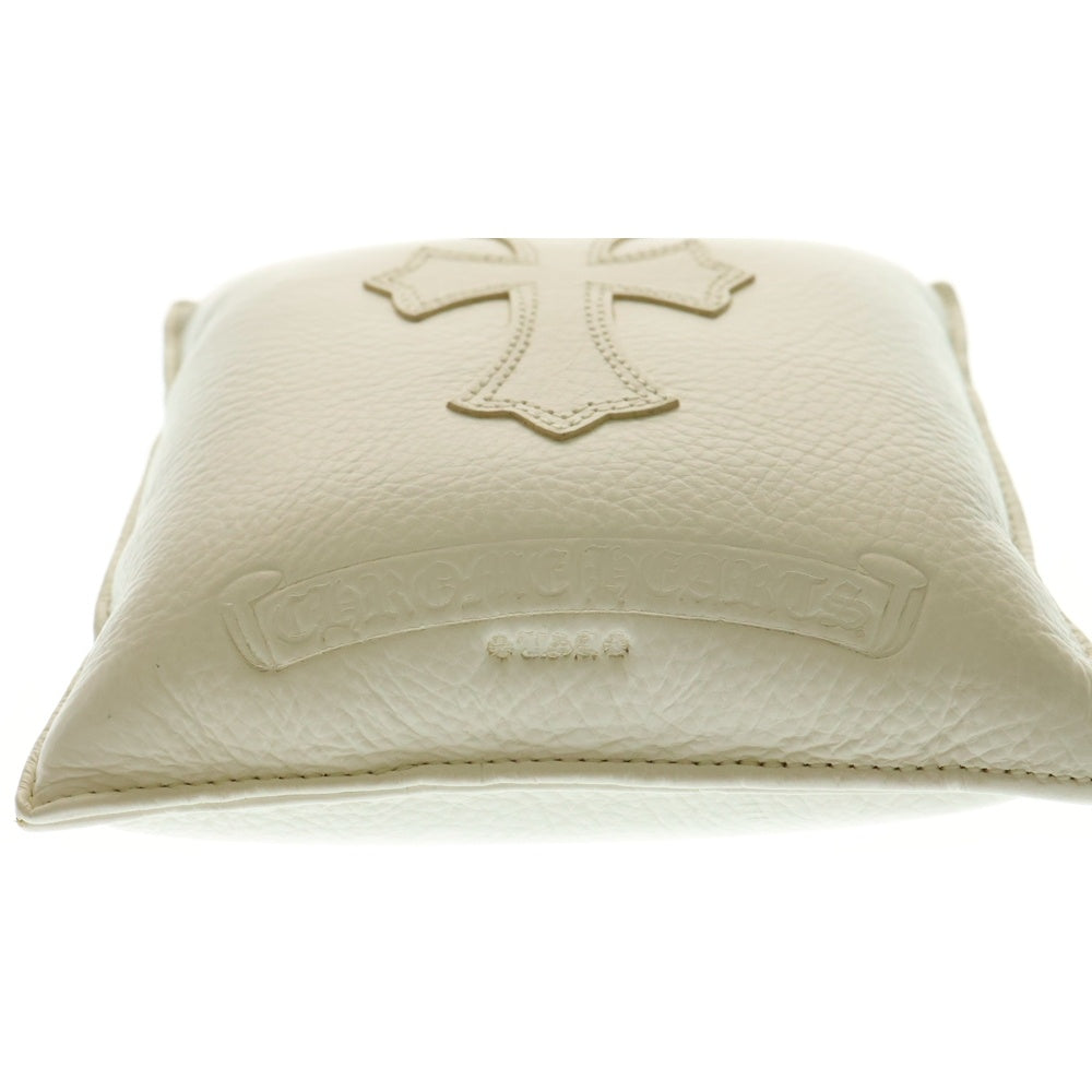 CHROME HEARTS(クロムハーツ) CH CROSS PILLOW クロスパッチ付きアイウェアスタンド ピロー ホワイト