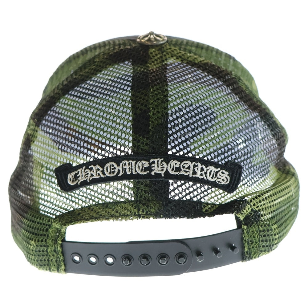 CHROME HEARTS(クロムハーツ) FOTI CLITZEN TRUCKER CAMO CAP フォティ クリッツェン カモ柄トラッカーキャップ 帽子 ブラック/グリーン調