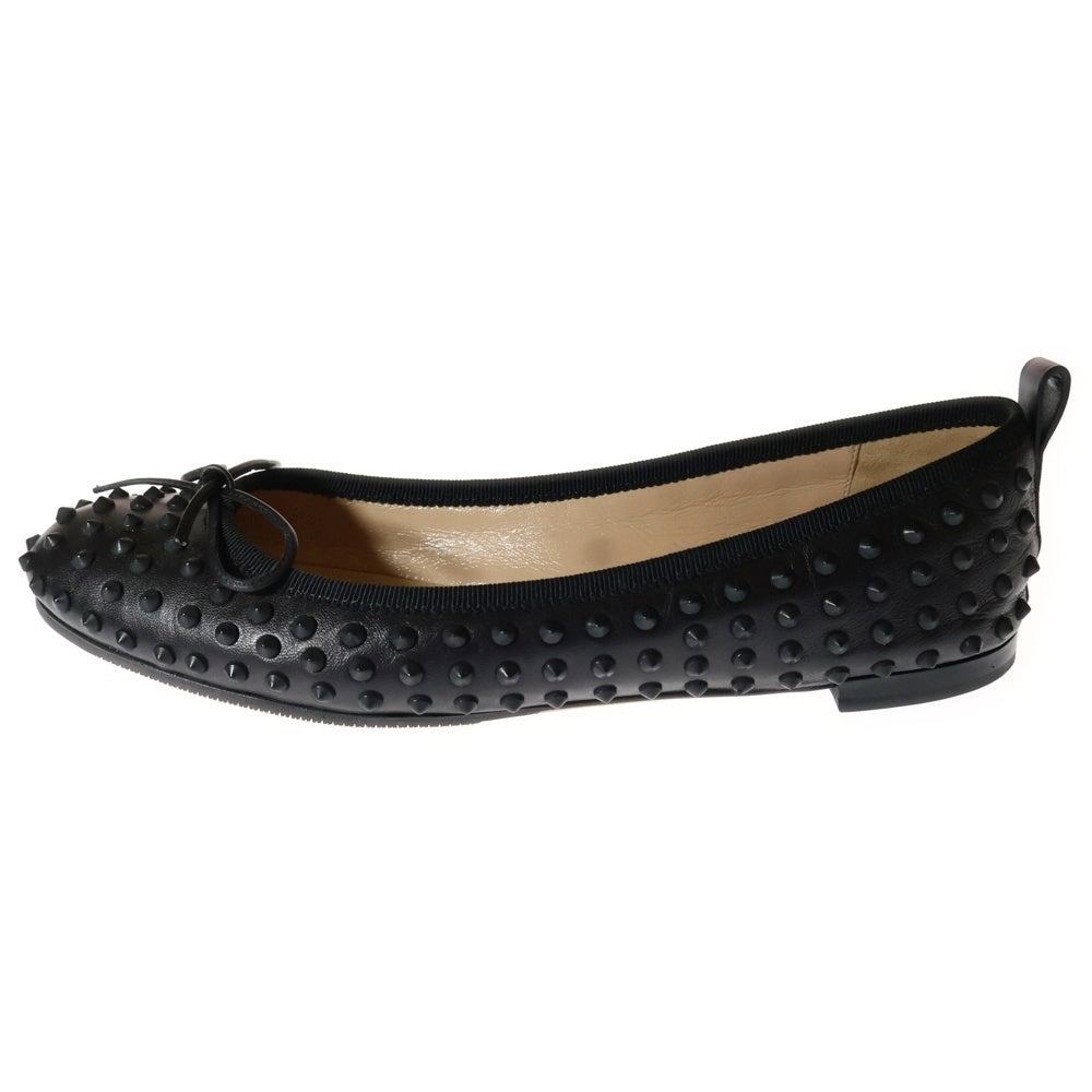 GUCCI(グッチ) スタッズ フラットシューズ ブラック 363592