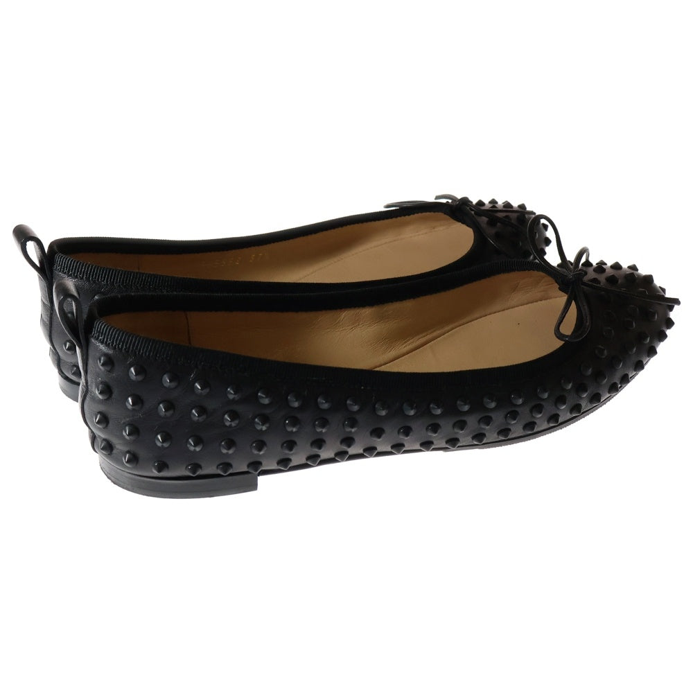 GUCCI(グッチ) スタッズ フラットシューズ ブラック 363592