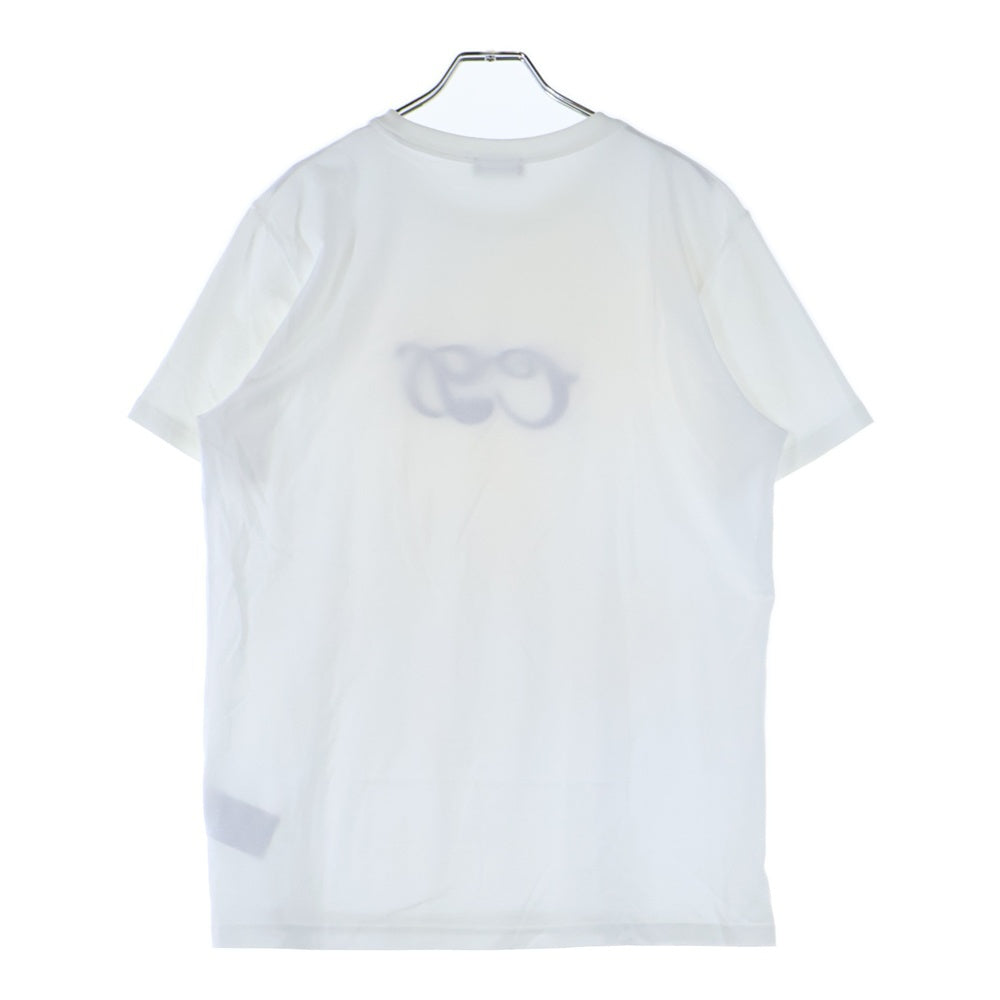 Christian Dior(クリスチャンディオール) 21AW ×KENNY SCHARF Logo T-Shirt ケニーシャーフ ロゴ刺繍 クルーネック半袖Tシャツカットソー ホワイト 193J697A0677