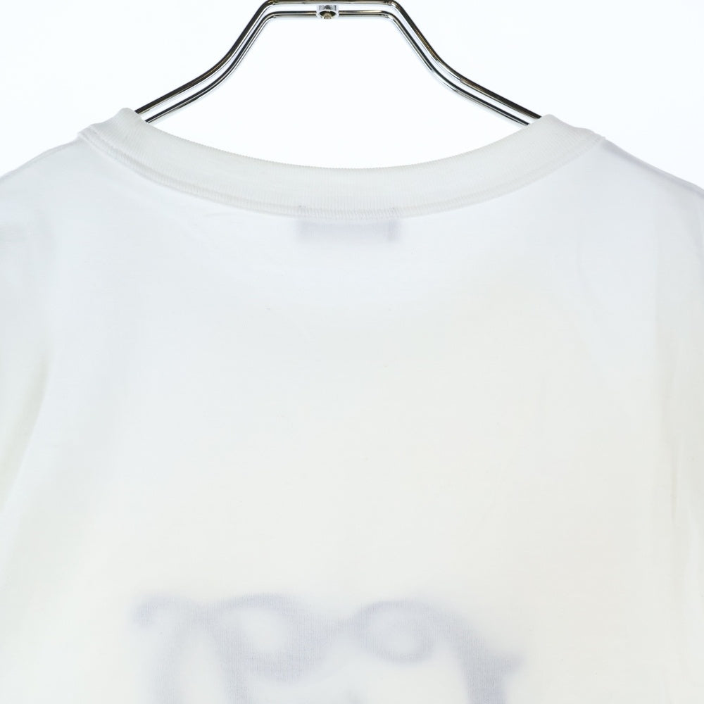 Christian Dior(クリスチャンディオール) 21AW ×KENNY SCHARF Logo T-Shirt ケニーシャーフ ロゴ刺繍 クルーネック半袖Tシャツカットソー ホワイト 193J697A0677