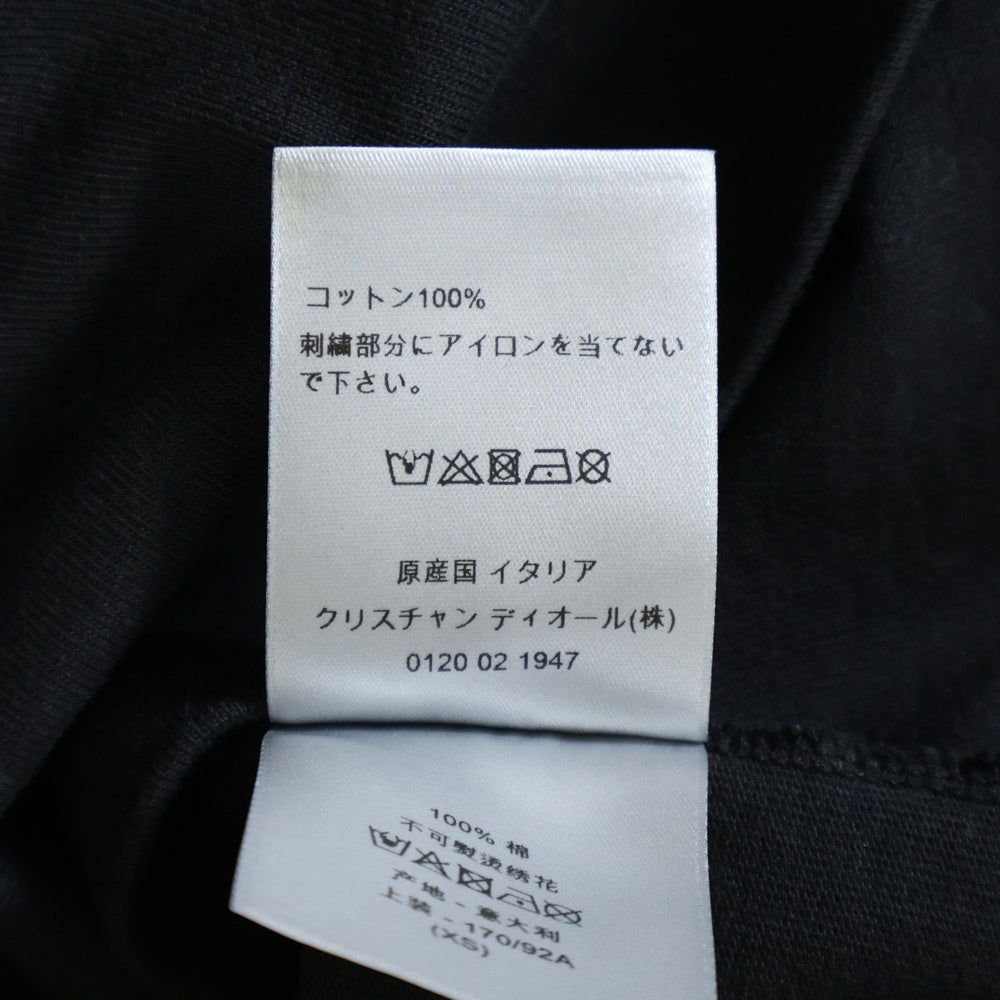 Christian Dior(クリスチャンディオール) 21SS ×Kenny Scharf Oversized Tee ケニーシャーフ ロゴ刺繍 オーバーサイズ クルーネック半袖Tシャツカットソー ブラック 193J685D0554