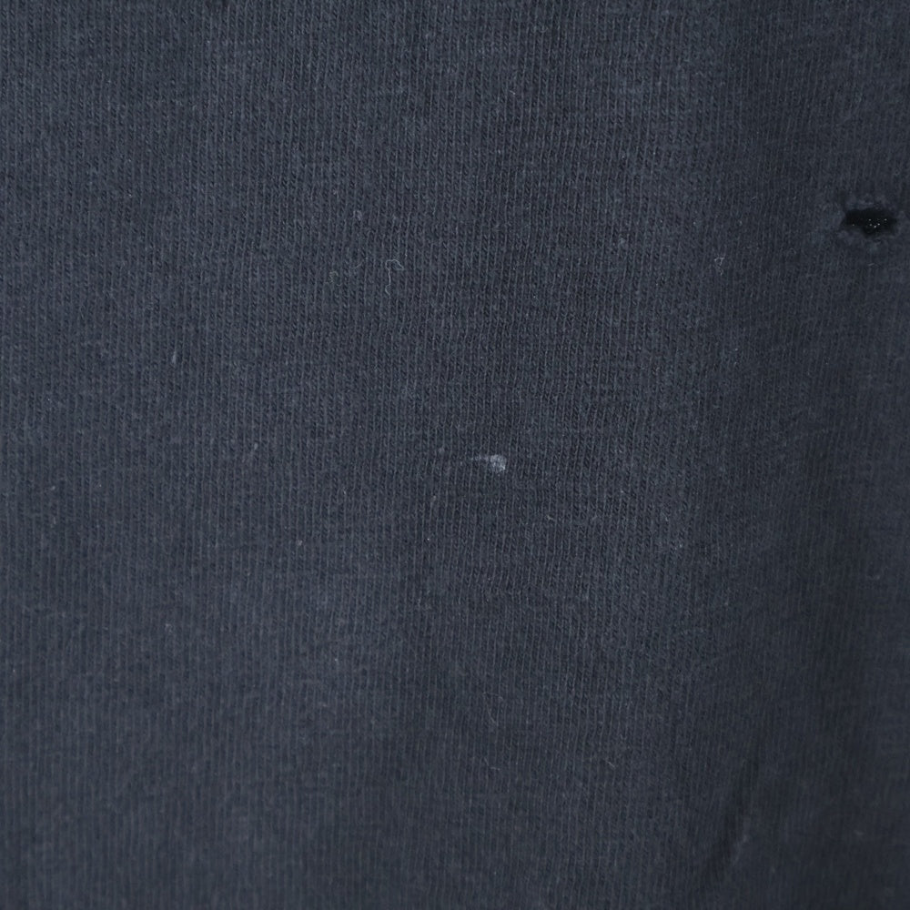 Christian Dior(クリスチャンディオール) 23AW ダメージ加工リラックスフィットTシャツ ブラック 343J636A0849