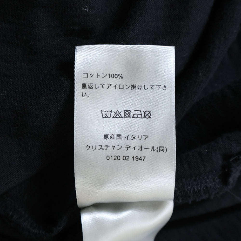 Christian Dior(クリスチャンディオール) 23AW ダメージ加工リラックスフィットTシャツ ブラック 343J636A0849