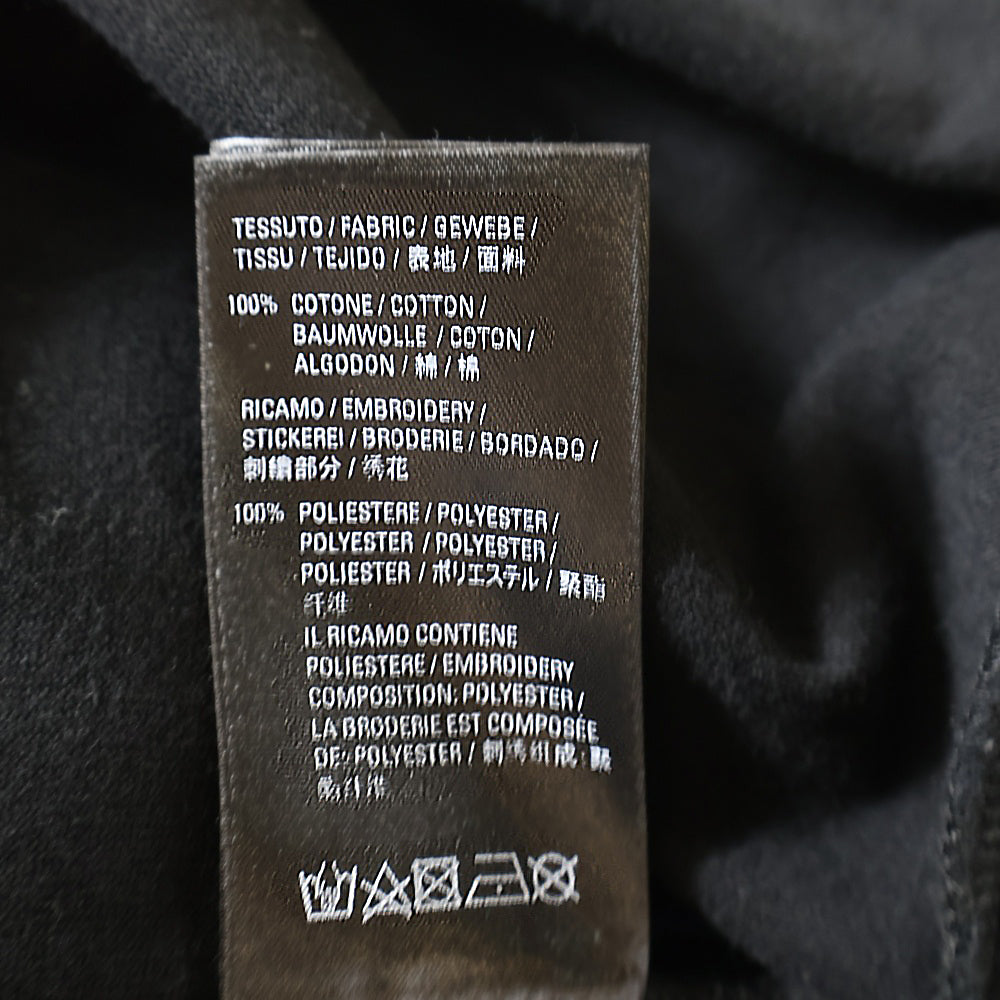 BALENCIAGA(バレンシアガ) 20SS PARIS刺繍ロゴ 半袖Tシャツ カットソー ブラック 594579 TGV48