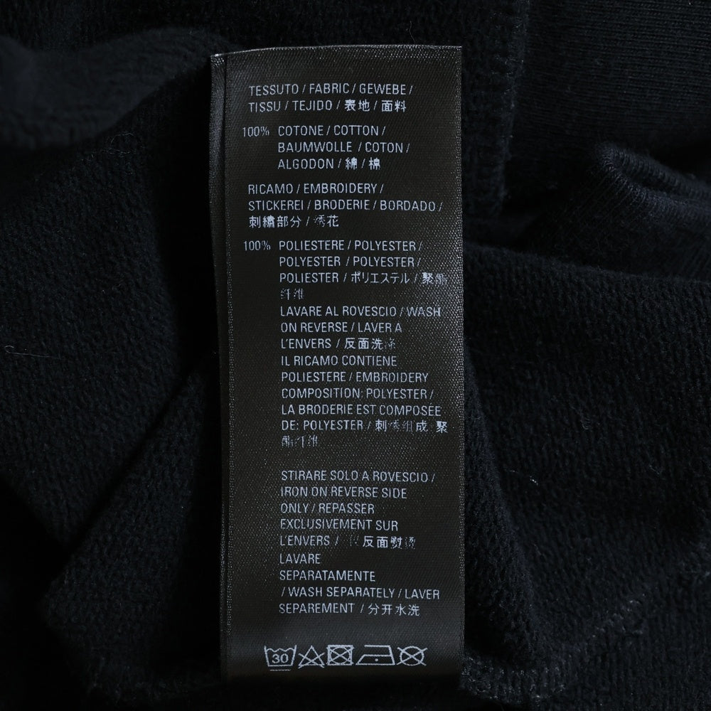 BALENCIAGA(バレンシアガ) 21AW バックロゴ ターンワイドフィット ジップアップパーカー ブラック 674719 TLVB4