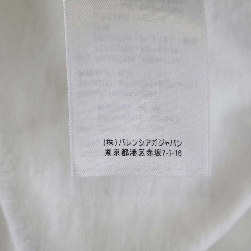 BALENCIAGA(バレンシアガ) Corporate Medium Fit Tee コーポレート ミディアムフィット 半袖Tシャツ カットソー ホワイト 612966 TKV86