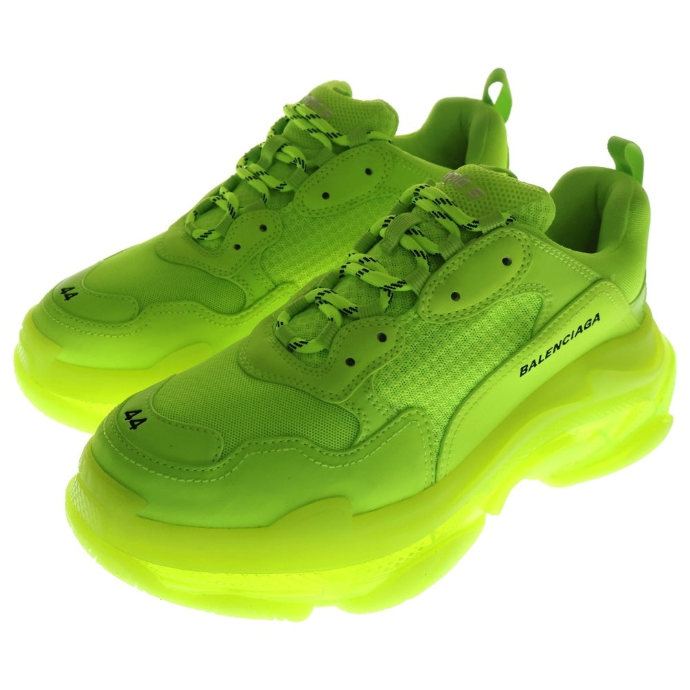BALENCIAGA(バレンシアガ) TRIPLE S CLEAR SOLE TRAINER トリプルS クリアソール トレーナー ダッドスニーカー イエロー 541624