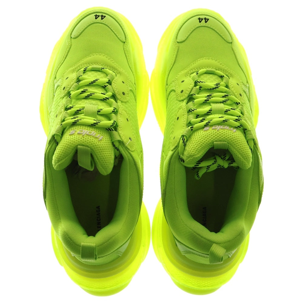 BALENCIAGA(バレンシアガ) TRIPLE S CLEAR SOLE TRAINER トリプルS クリアソール トレーナー ダッドスニーカー イエロー 541624