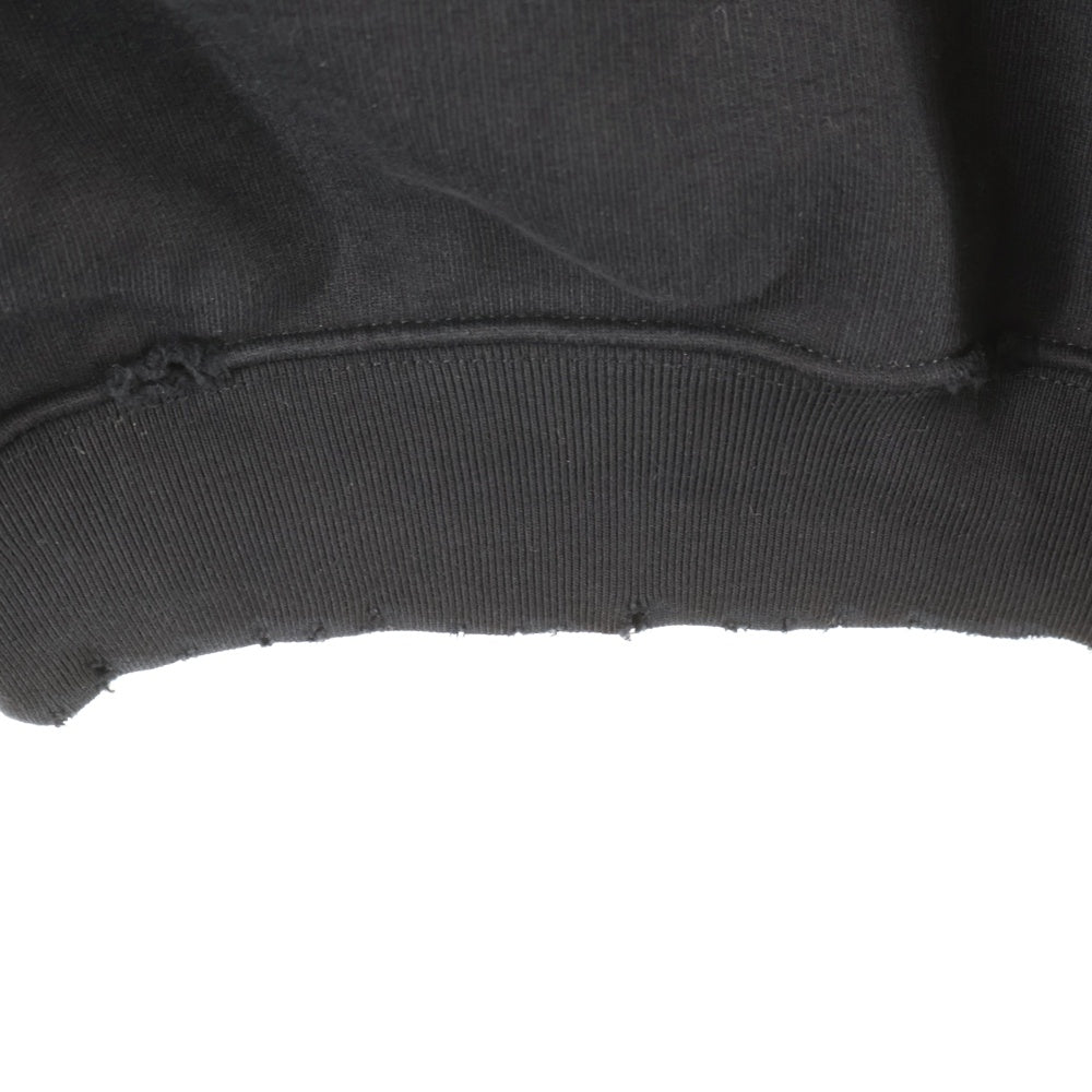 BALENCIAGA(バレンシアガ) 20AW ダメージ加工 ロゴ グラフィック スウェットプルオーバーパーカー 641679