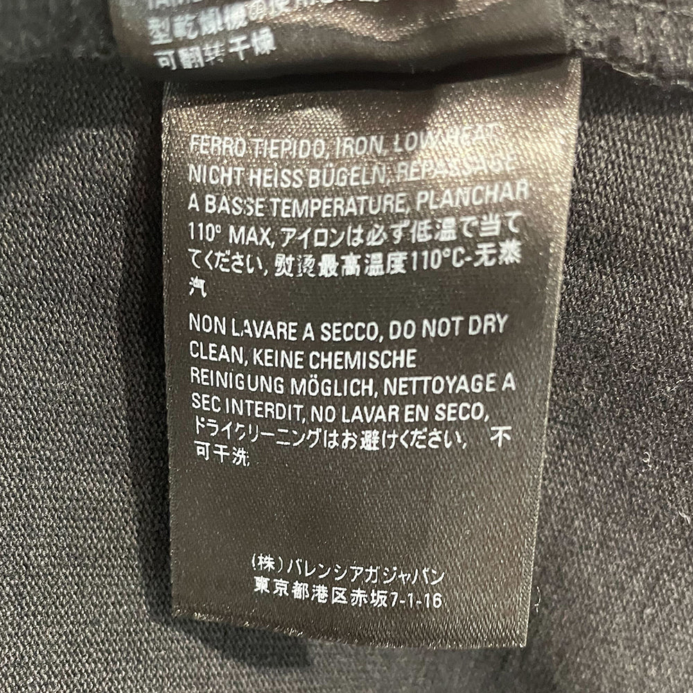 BALENCIAGA(バレンシアガ) GOTHIC OVERSIZE T SHIRT ゴシック オーバーサイズ Tシャツ カットソー ブラック 641614