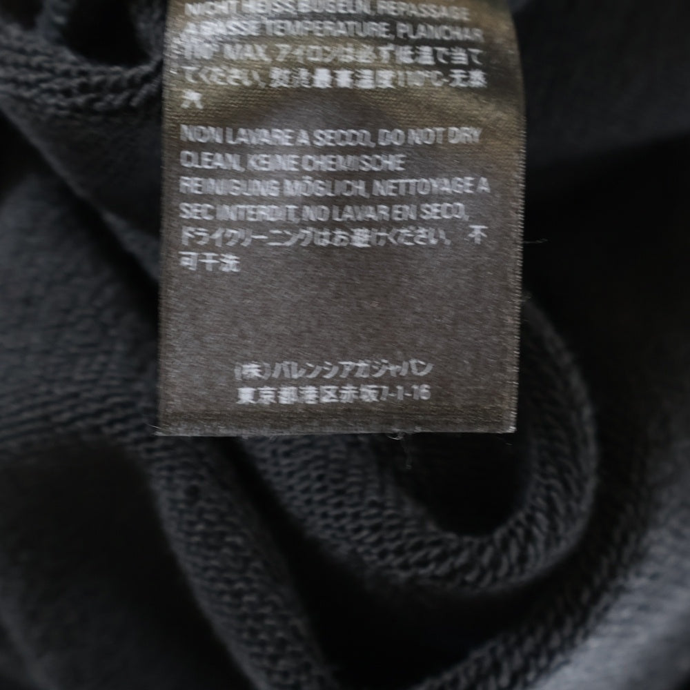 BALENCIAGA(バレンシアガ) 20SS X-Rated Large Fit Hoodie エックスレイテッドラージフィットフーディ プルオーバーパーカー ブラック 620973