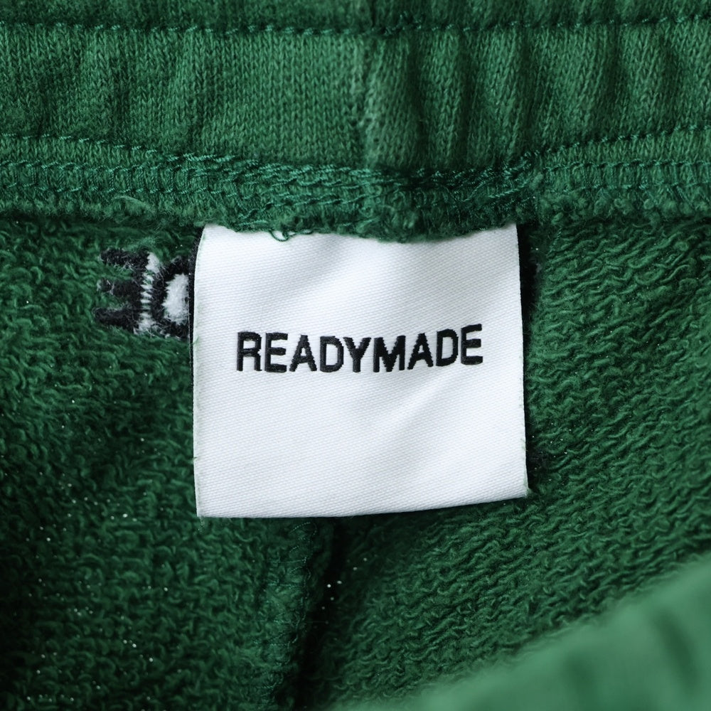 READY MADE(レディメイド) 22AW RM SWEAT PANTS/GREEN ロゴプリント コットンスウェットパンツ グリーン RE-CO-GR-00-00-212