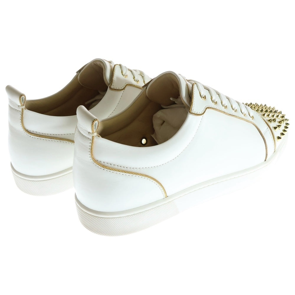 CHRISTIAN LOUBOUTIN(クリスチャンルブタン) スパイクスタッズ スタッズ切替 ローカットスニーカー ホワイト 43