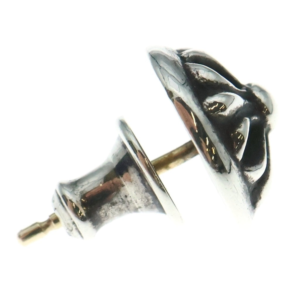 CHROME HEARTS(クロムハーツ) STUD CRSBLL クロスボールスタッドピアス シルバー BCA110