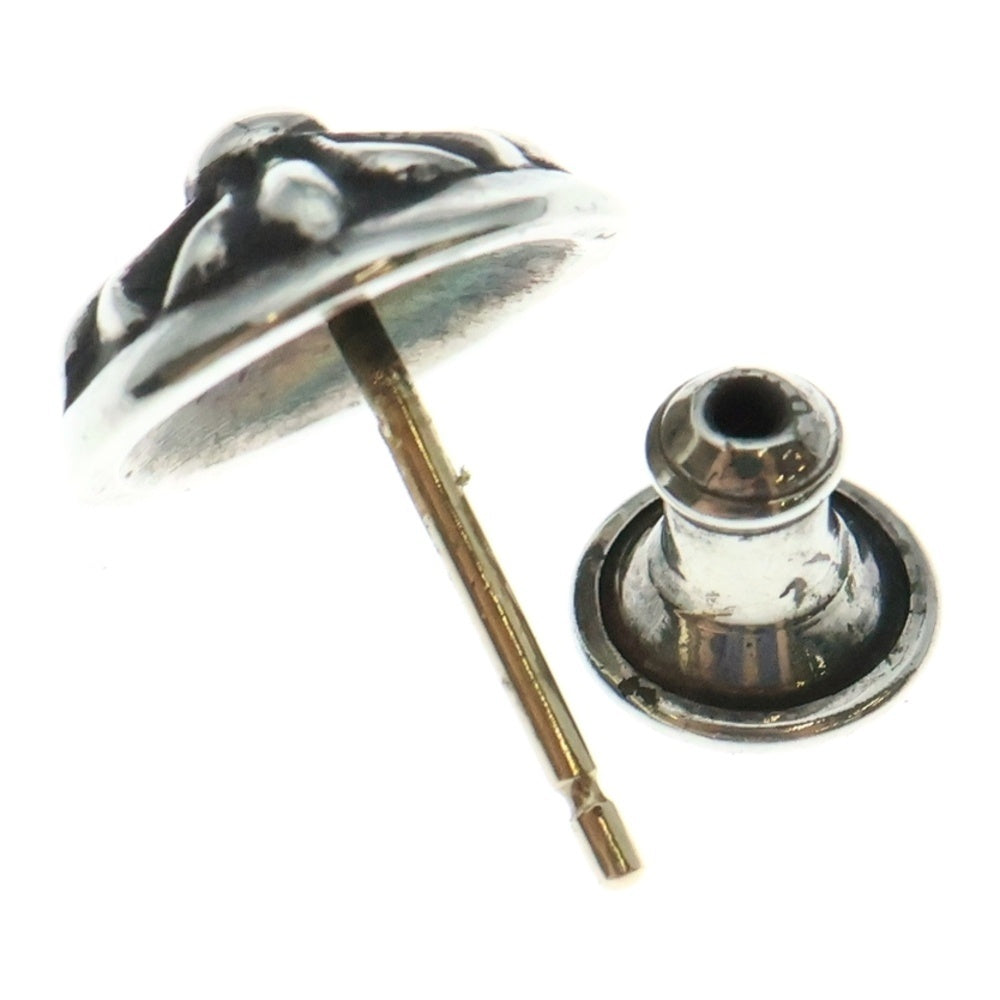 CHROME HEARTS(クロムハーツ) STUD CRSBLL クロスボールスタッドピアス シルバー BCA110