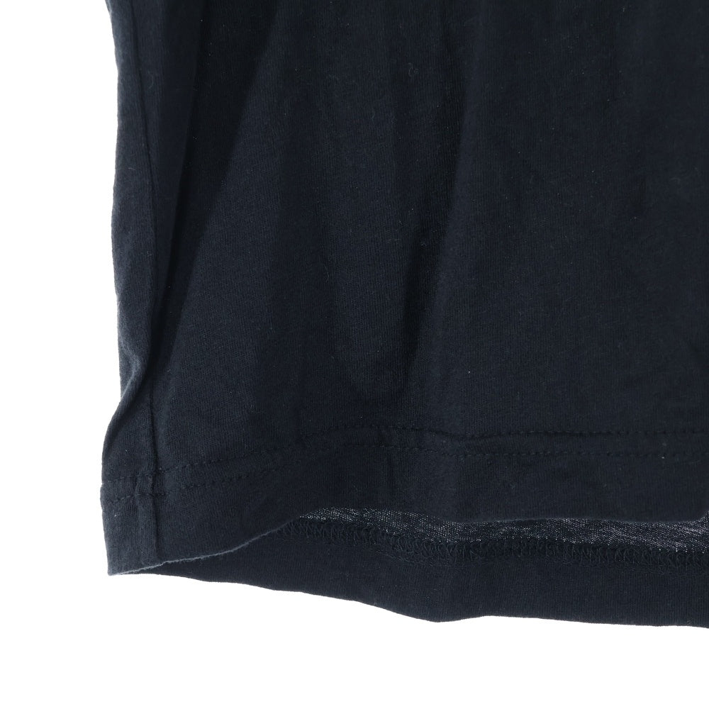 SAINT LAURENT PARIS(サンローランパリ) シグネチャープリントロゴ 半袖Tシャツ カットソー ブラック 480406 YB1GN