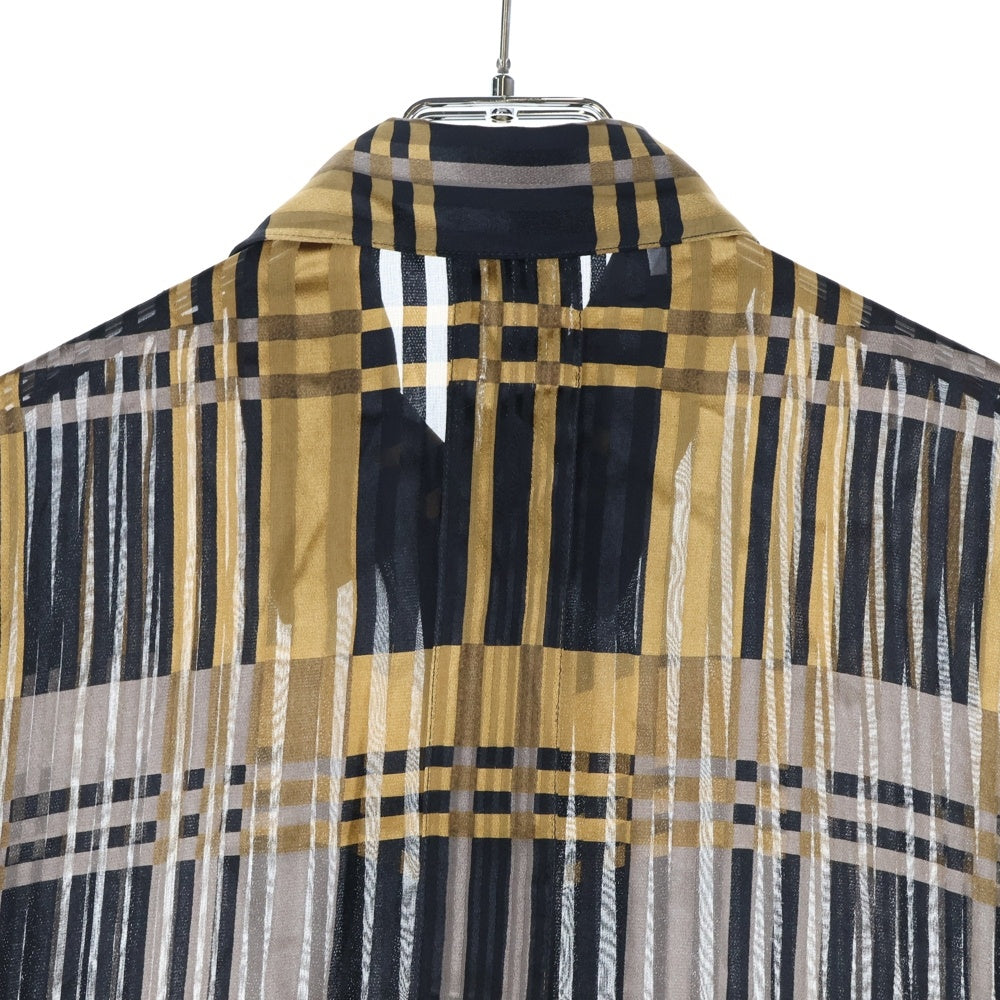 SAINT LAURENT PARIS(サンローランパリ) ロンクスリフ 長袖シャツ ブラック/ブラウン 813932 Y1L28