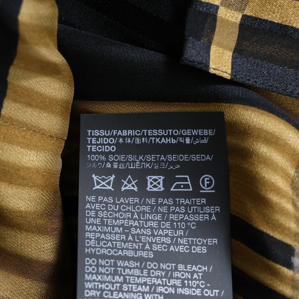 SAINT LAURENT PARIS(サンローランパリ) ロンクスリフ 長袖シャツ ブラック/ブラウン 813932 Y1L28