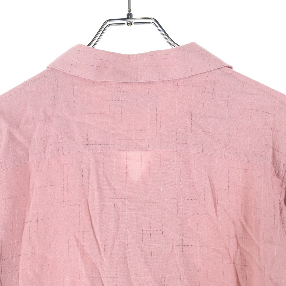 SAINT LAURENT PARIS(サンローランパリ) 14AW レーヨン長袖シャツ ピンク 356119 Y746F