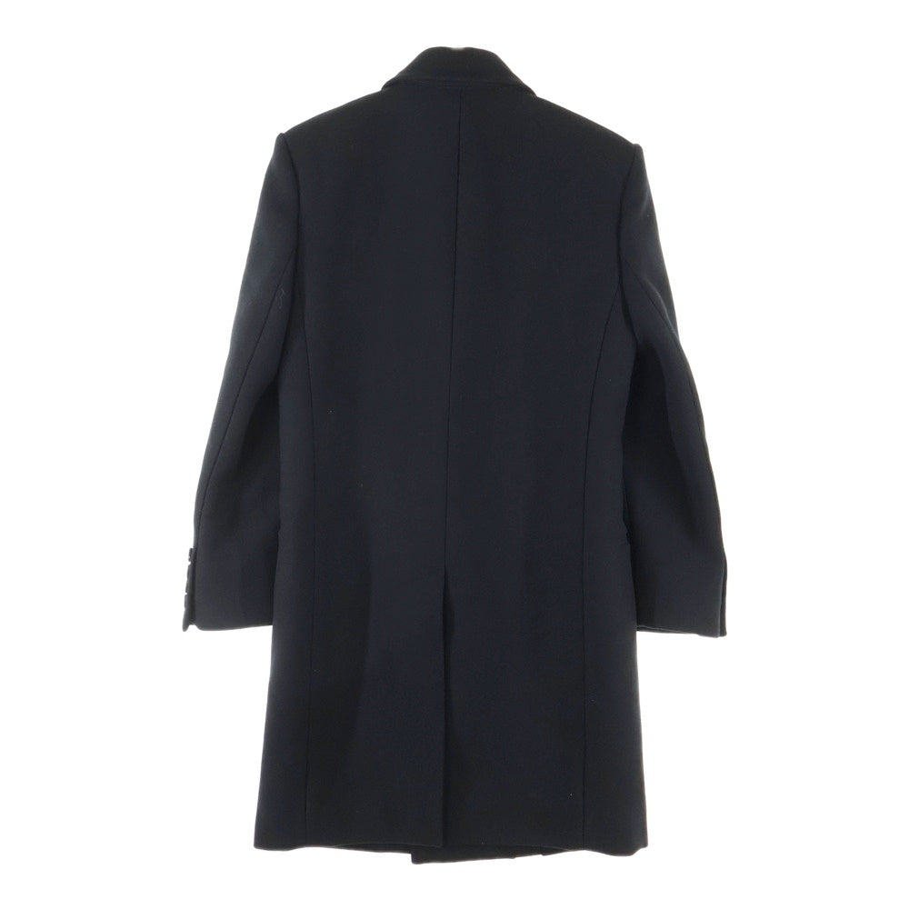 SAINT LAURENT PARIS(サンローランパリ) ダブルブレスト チェスタコート アウター ブラック 758054 Y177W