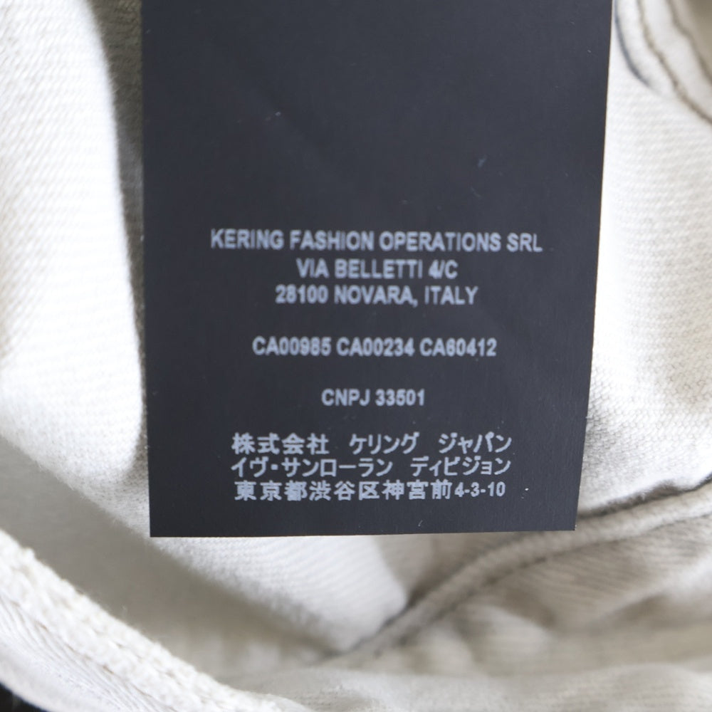 SAINT LAURENT PARIS(サンローランパリ) 21SS デニムトラッカージャケット ホワイト 597085 Y01KB