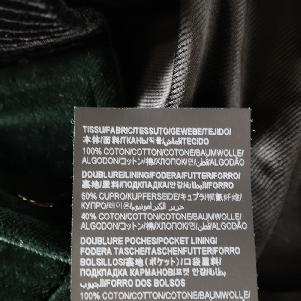 SAINT LAURENT PARIS(サンローランパリ) 22AW テディカレッジ ジャケット ダークグリーン 711490 Y615W