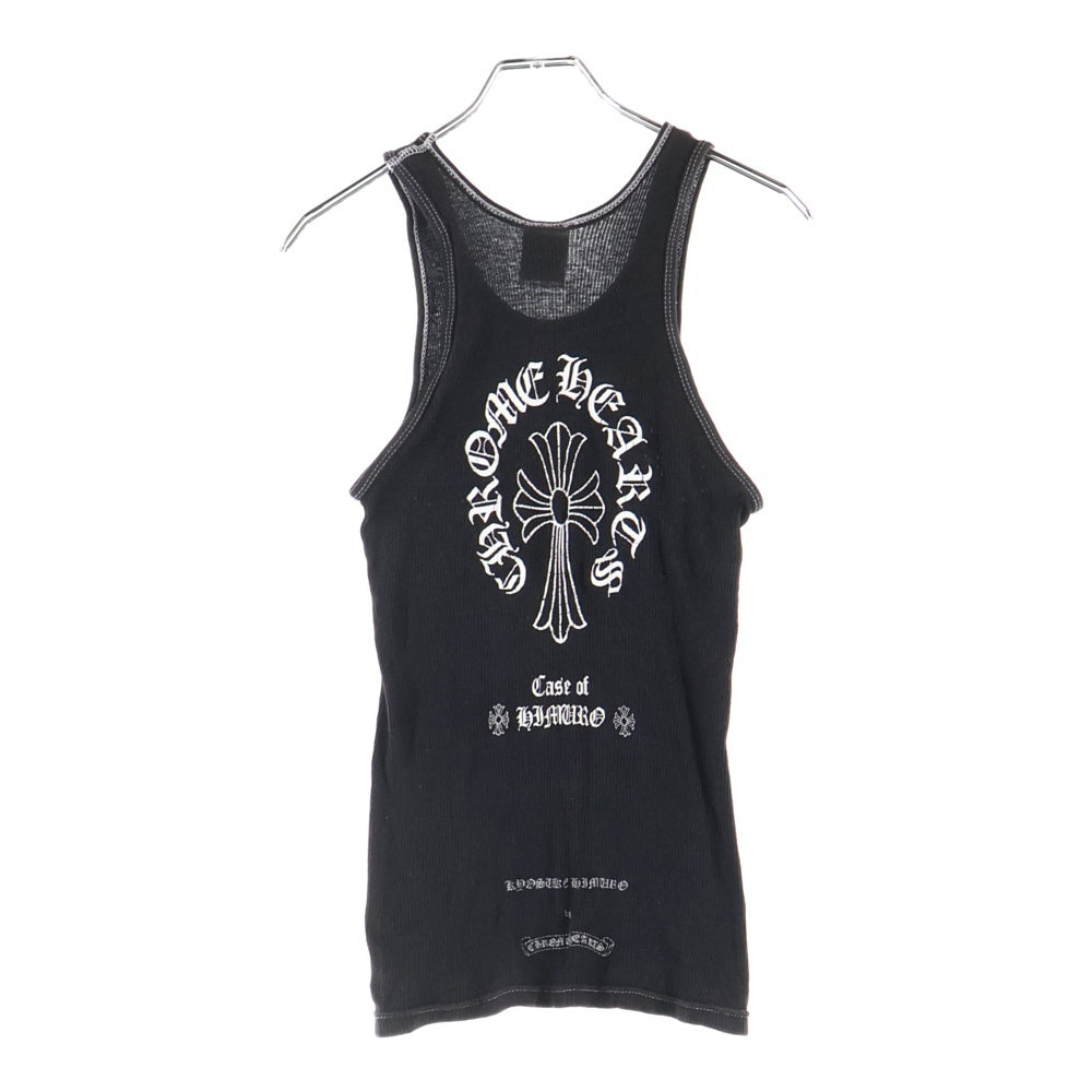 CHROME HEARTS(クロムハーツ) × KYOSUKE HIMURO 氷室京介 15th Anniversary Special LIVE プリントリブタンクトップ ノースリーブ ブラック