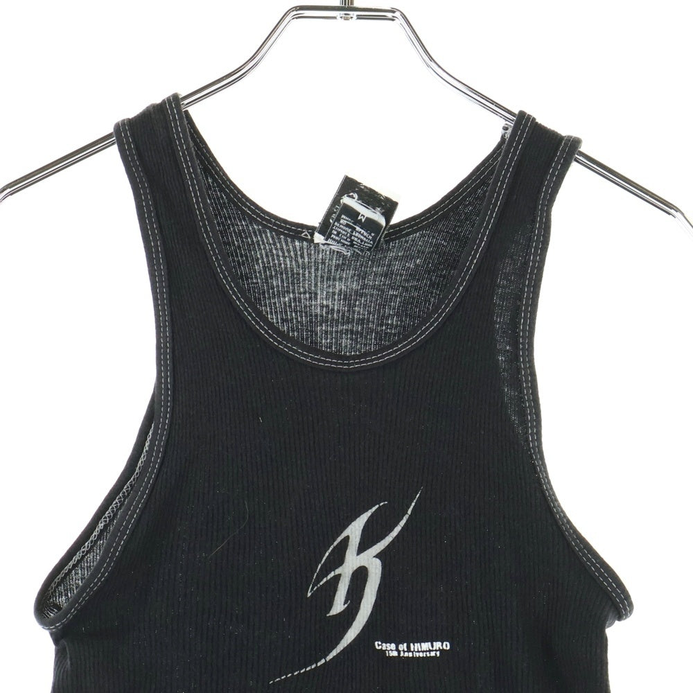 CHROME HEARTS(クロムハーツ) × KYOSUKE HIMURO 氷室京介 15th Anniversary Special LIVE プリントリブタンクトップ ノースリーブ ブラック