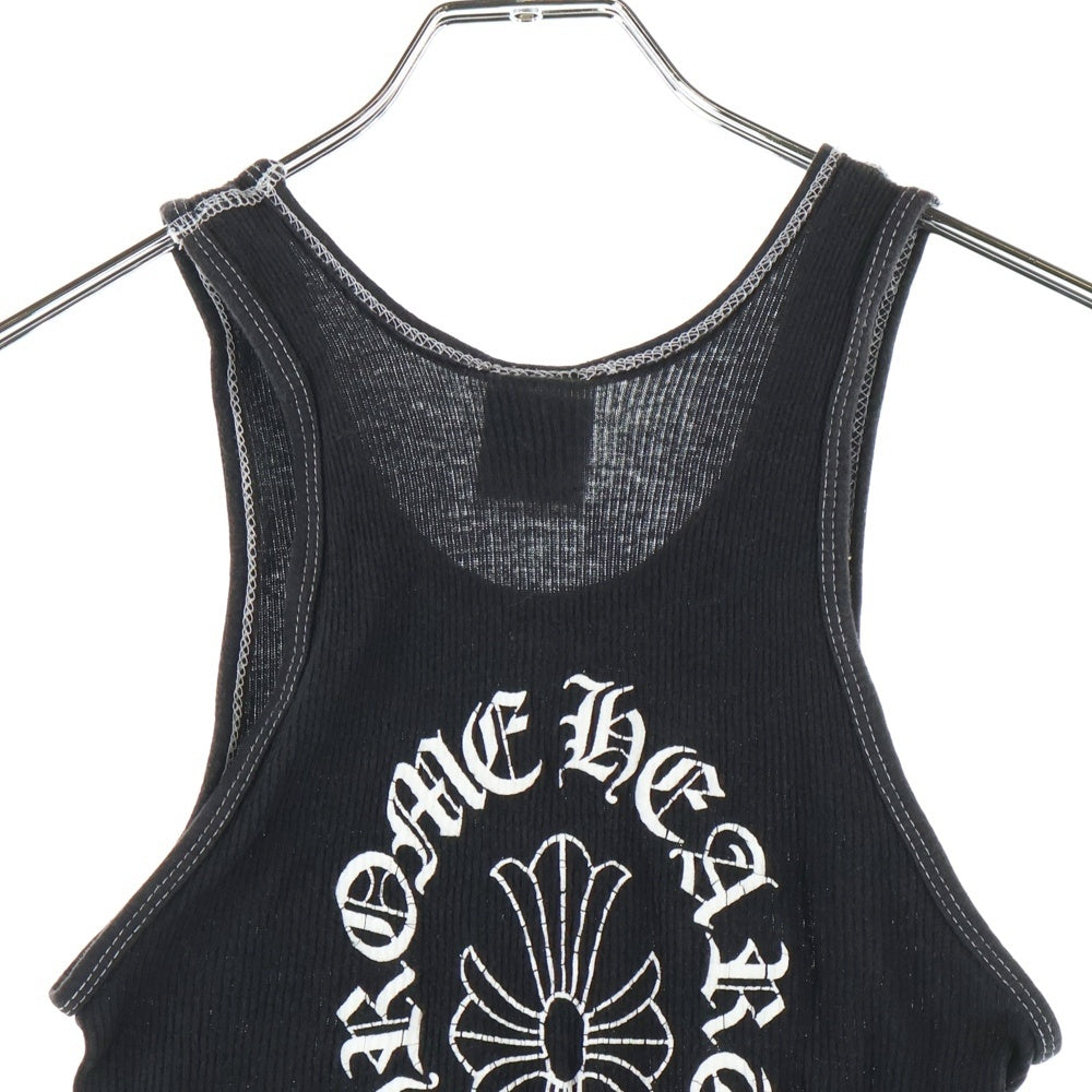 CHROME HEARTS(クロムハーツ) × KYOSUKE HIMURO 氷室京介 15th Anniversary Special LIVE プリントリブタンクトップ ノースリーブ ブラック