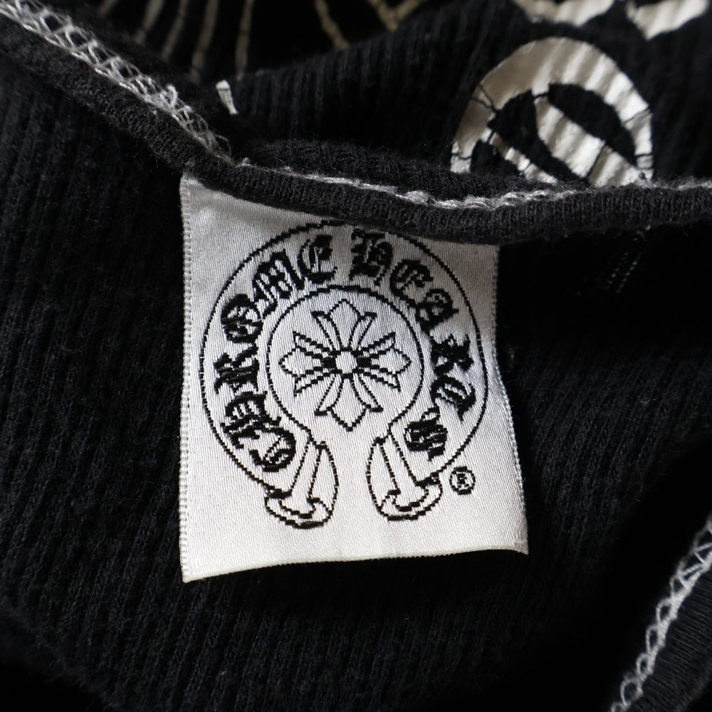 CHROME HEARTS(クロムハーツ) × KYOSUKE HIMURO 氷室京介 15th Anniversary Special LIVE プリントリブタンクトップ ノースリーブ ブラック