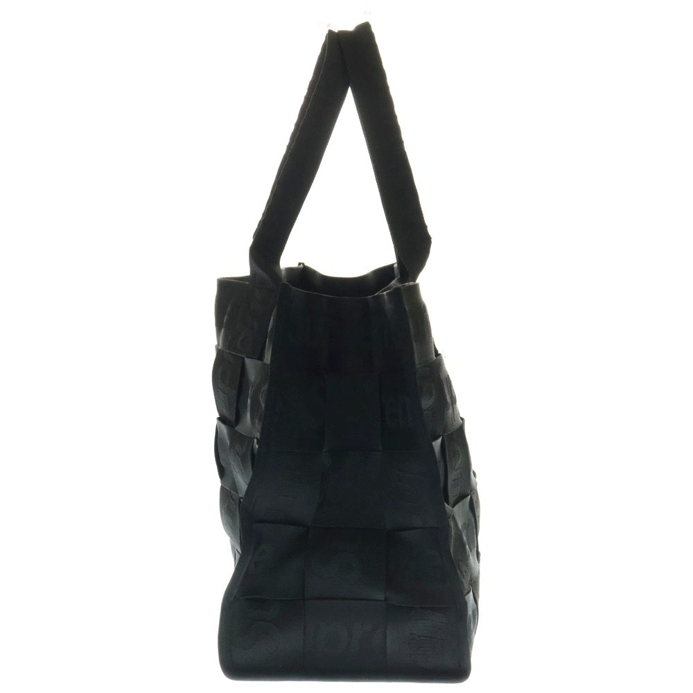 SUPREME(シュプリーム) 23SS Woven Large Tote ウーブンラージトートバッグ ハンドバッグ ブラック