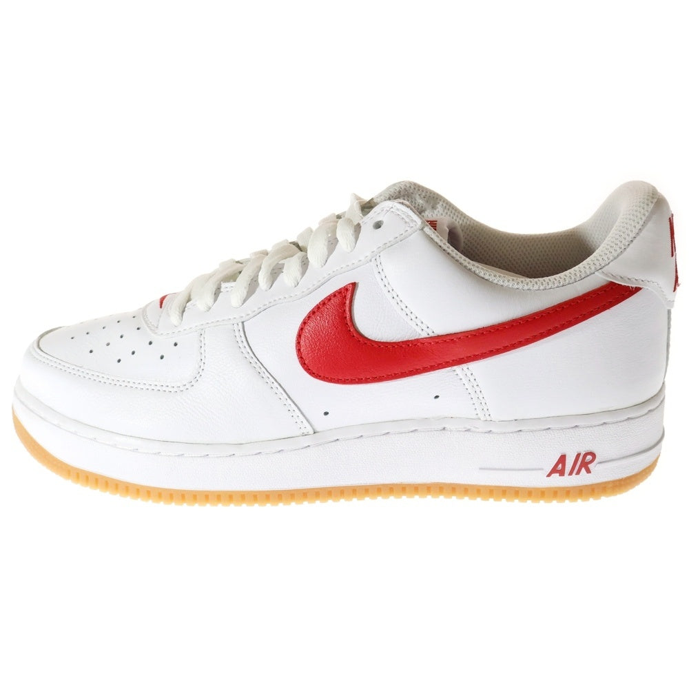 NIKE(ナイキ) AIR FORCE 1 LOW Color of the Month University Red DJ3911-102 エアフォース 1 ローカットスニーカー ホワイト/レッド US10.5/28.5cm