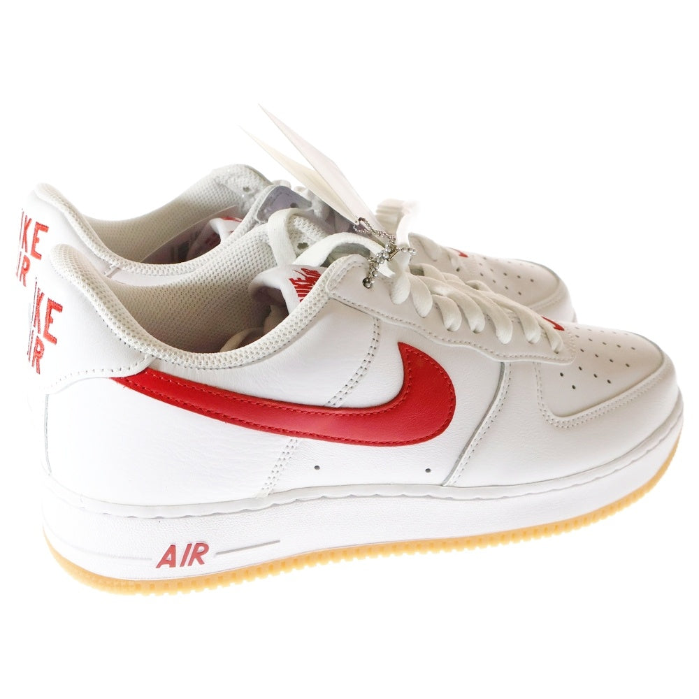 NIKE(ナイキ) AIR FORCE 1 LOW Color of the Month University Red DJ3911-102 エアフォース 1 ローカットスニーカー ホワイト/レッド US10.5/28.5cm