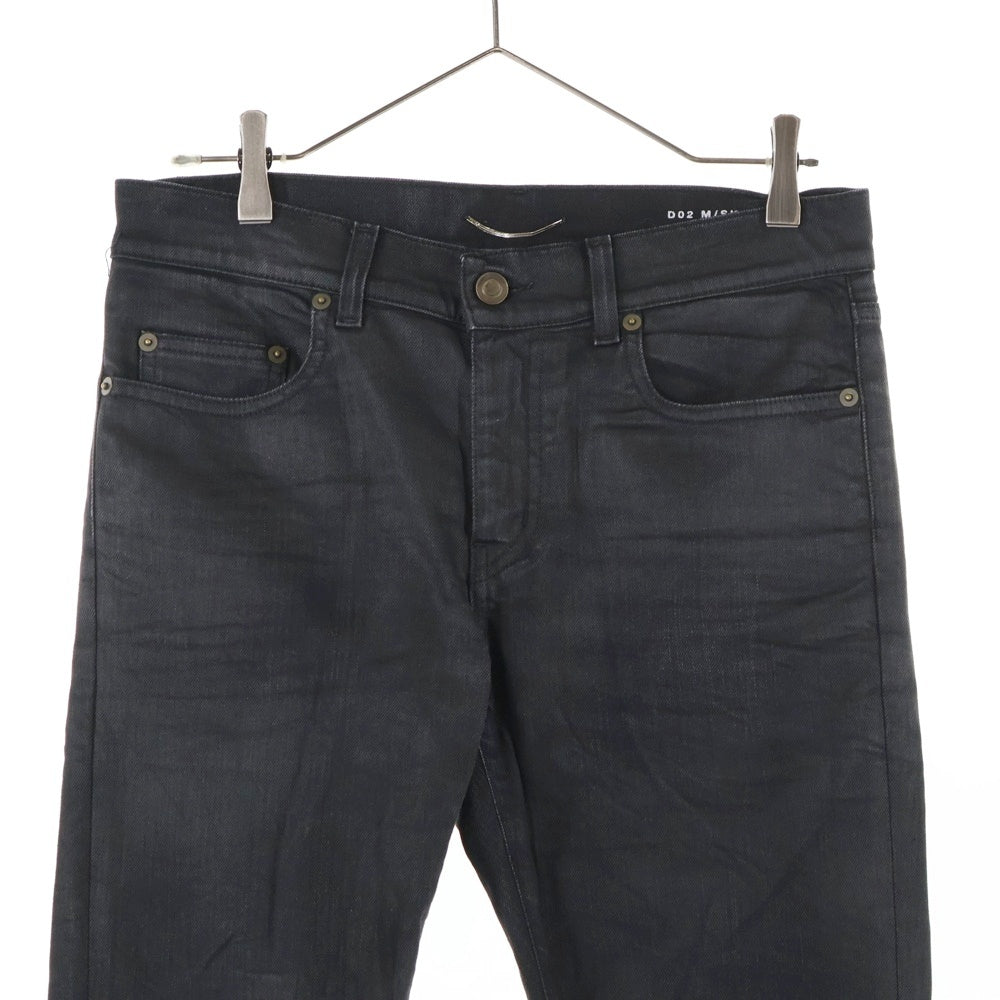 SAINT LAURENT PARIS(サンローランパリ) コットン スキニー デニムパンツ ブラック D02 M/SK-LW 472822