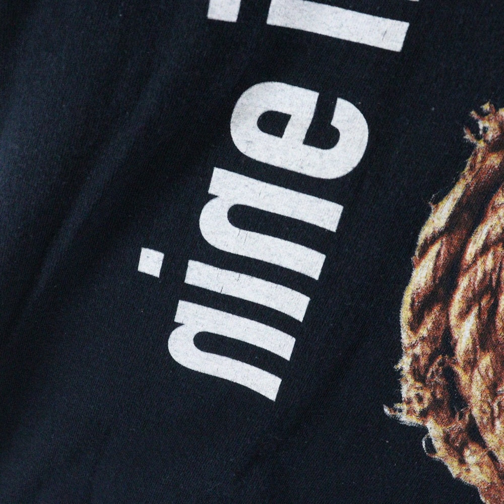VINTAGE(ヴィンテージ) 90's NINE INCH NAILS 1994 FURTHER DOWN THE SPIRAL ナインインチネイルズ ファーザーダウンワードスパイラル 縄 半袖Tシャツ カットソー ブラック